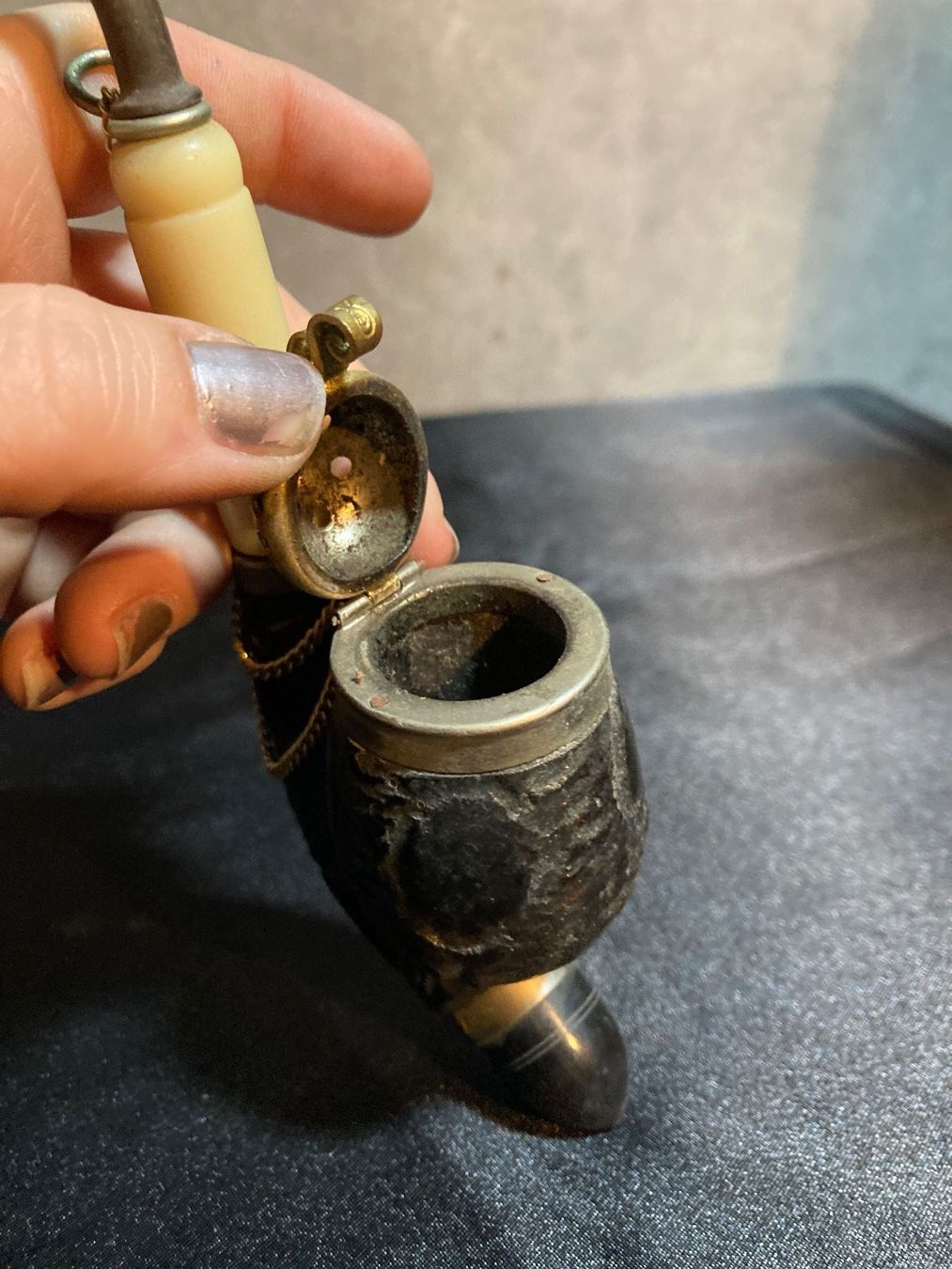 Pipe & Accessori: Pipe ancienne Pfeife antik tabak colector – Usato da St-Cierges venduto da LeRegain 2