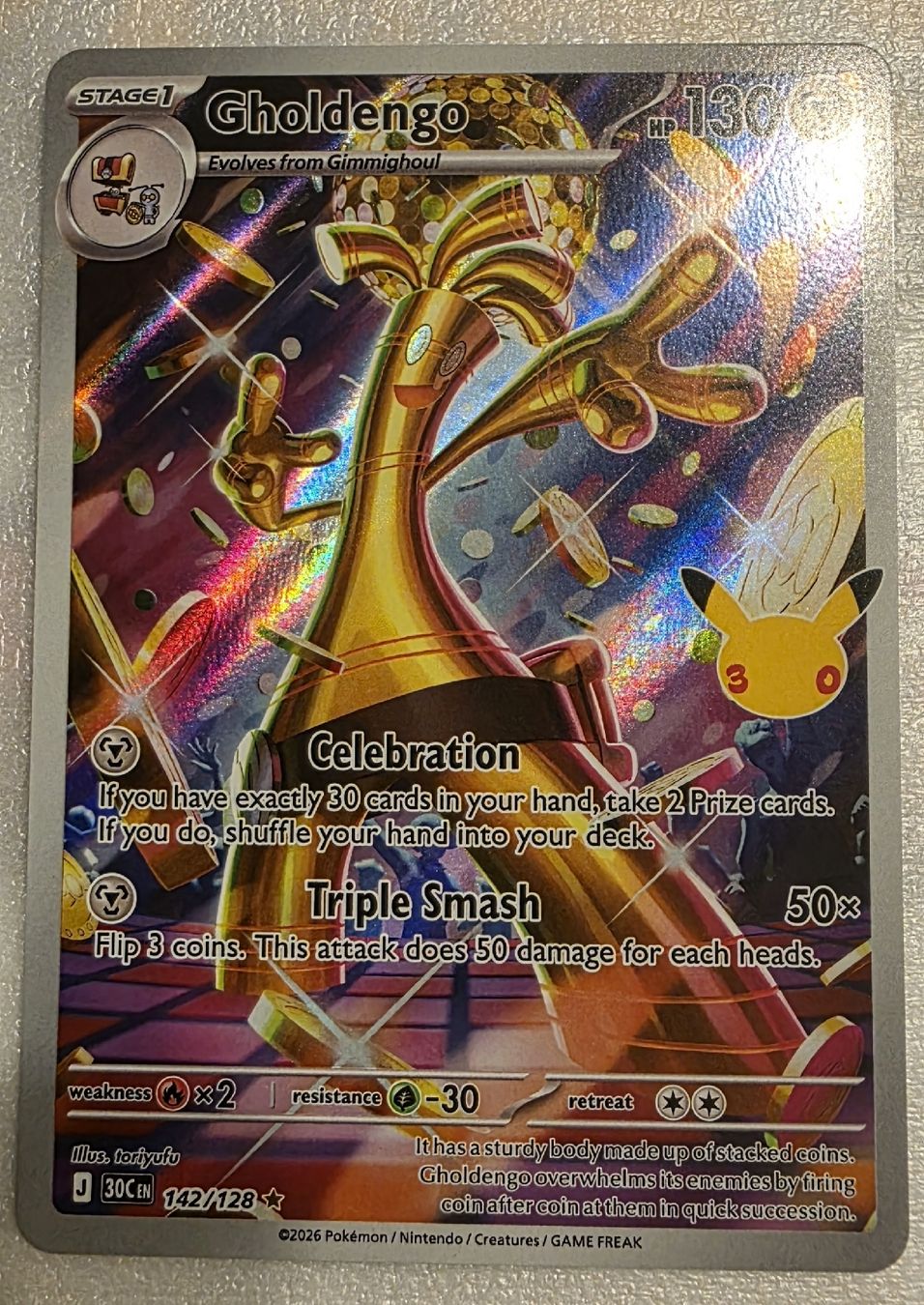 Pokémon Sammelbilder & Trading cards: Gholdebgo 30th  – Gebraucht aus Contone von Dexx86