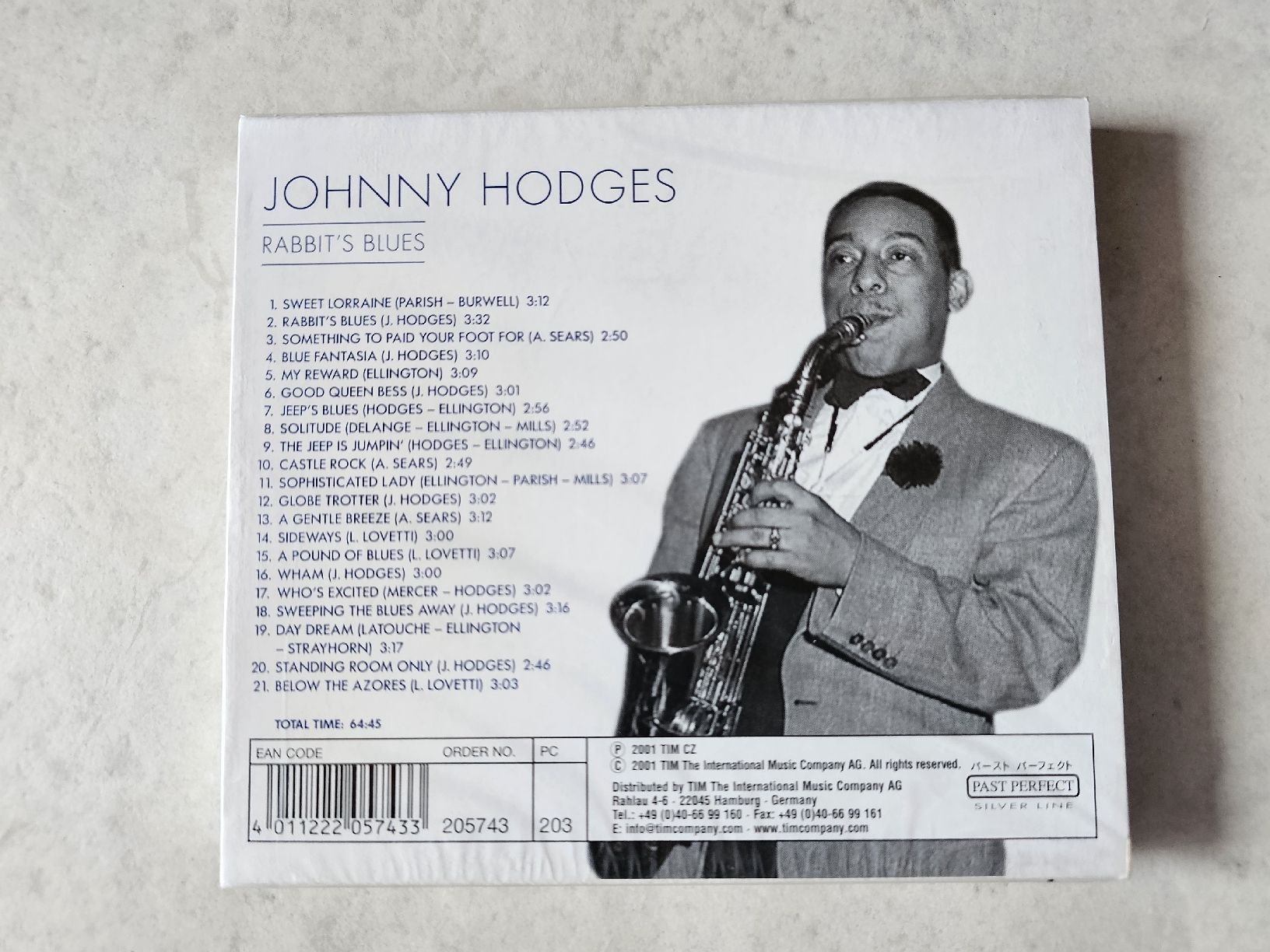 CDs: Johnny Hodges  -  Rabbit's Blues  /  Fabrikneu – Neu und originalverpackt aus Schneisingen von backstore24 1