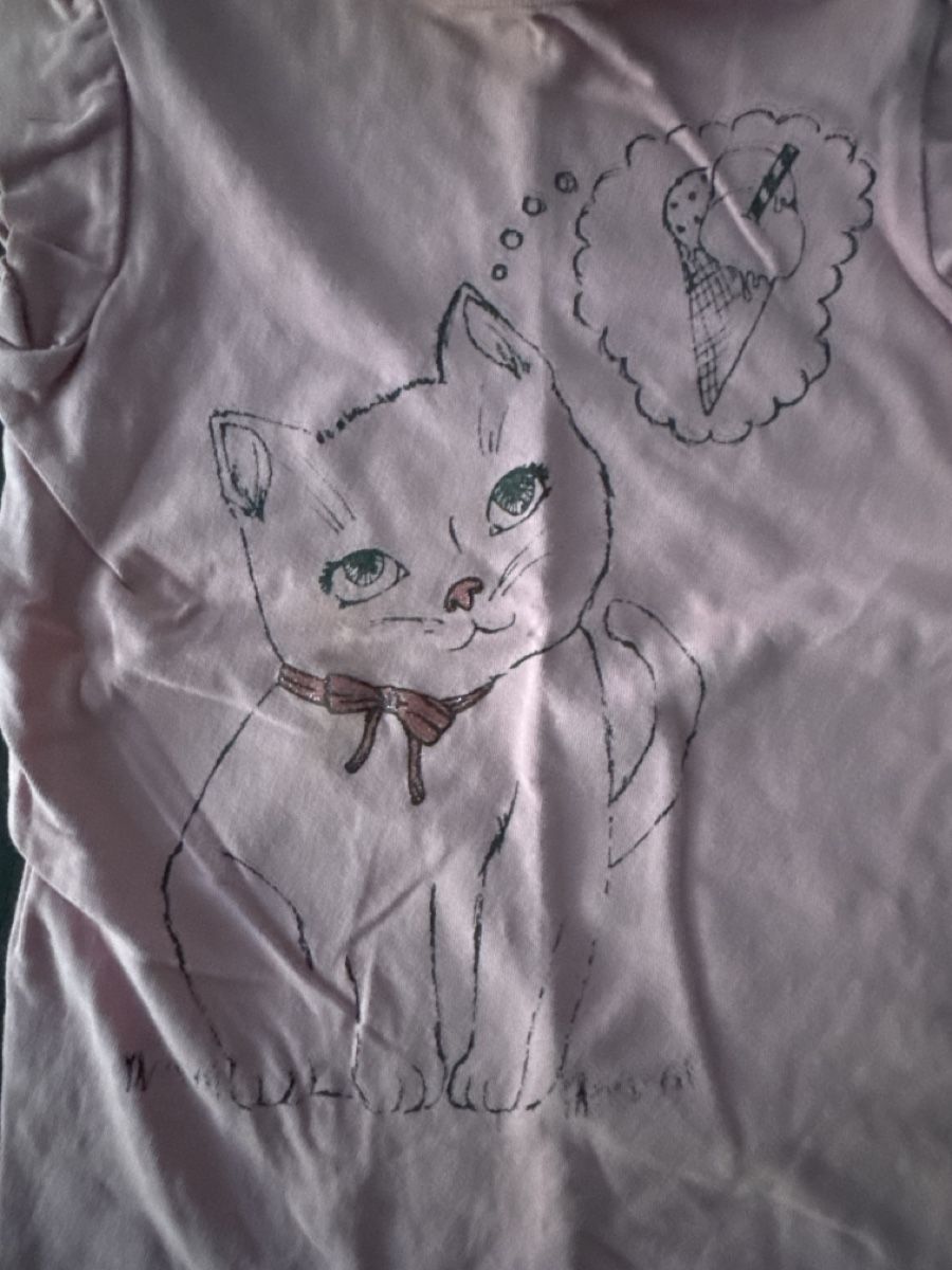 Blouses, T-shirts & Tops: T-Shirt Katze&Eis Grösse 98 – D'occasion à Zürich par Petrui 1
