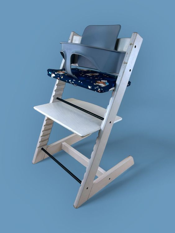 Stokke® Tripp Trapp inkl. Babyset & Kissen / Whitewash 1