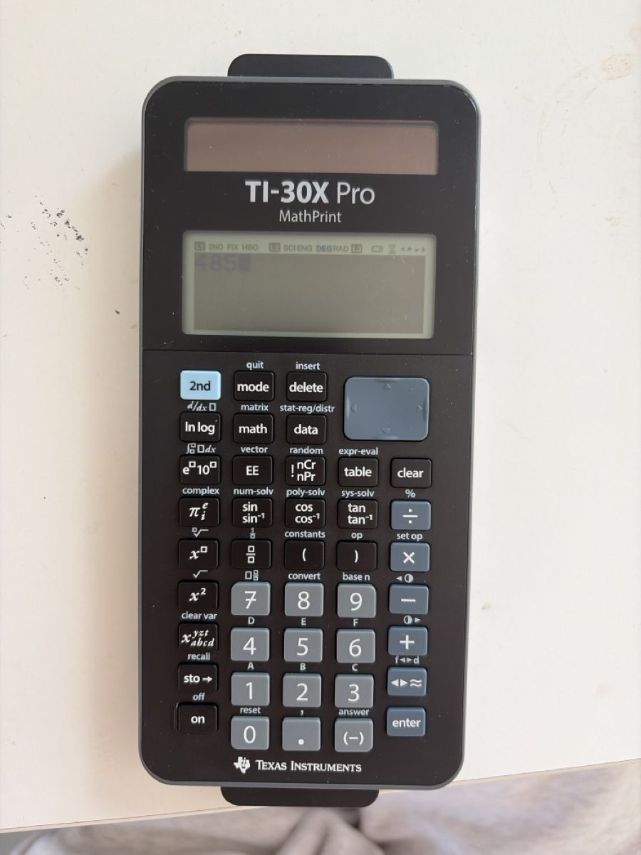 Texas Instruments Taschenrechner: TI - 30 X Pro – Neu (gemäss Beschreibung) aus Au ZH von aur_7wyx 1