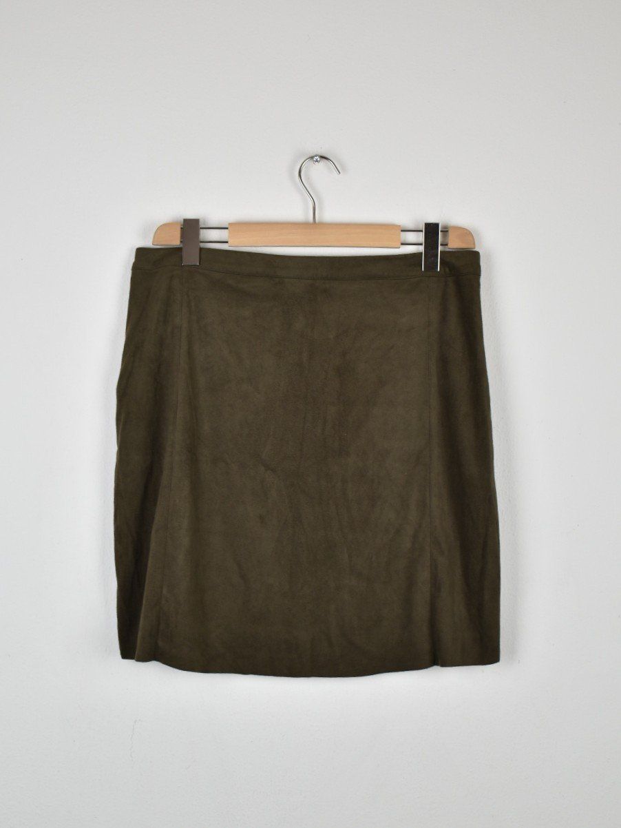 Röcke: Kaffe Rock, Wildleder Optik, Gr.XL, grün – Neu (gemäss Beschreibung) aus Nürensdorf von 2ND_STORY 1