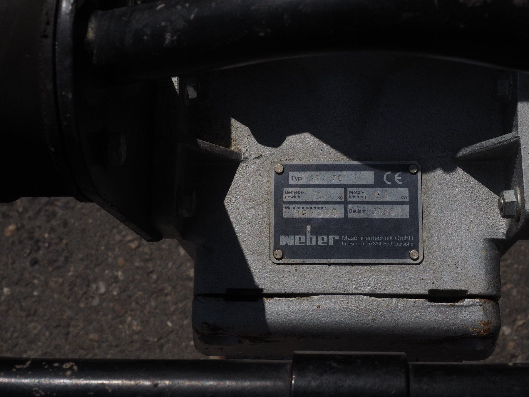 Tutte le macchine: Grabenstampfer "WEBER SRV 70" – Usato da Arboldswil venduto da Alexis46 2