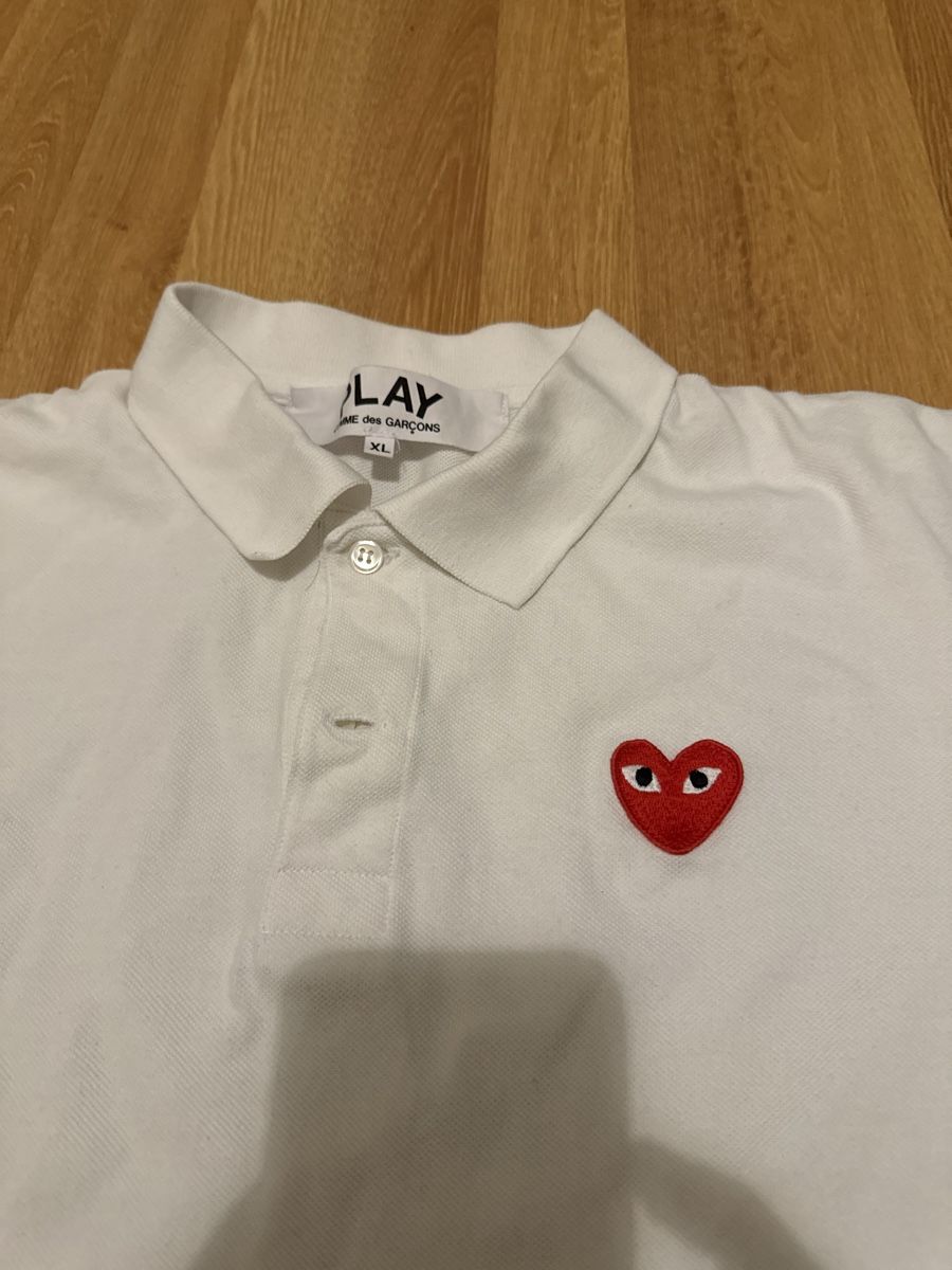 Polo-Shirts: Comme Des Garcons Play Polo Shirt White – Gebraucht aus Zürich von zoh_26cj 1