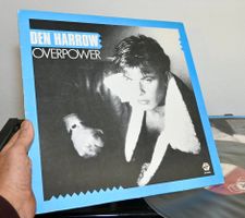 ITALO DISCO Den Harrow – Overpower LP ITALY 1985 m/OIS