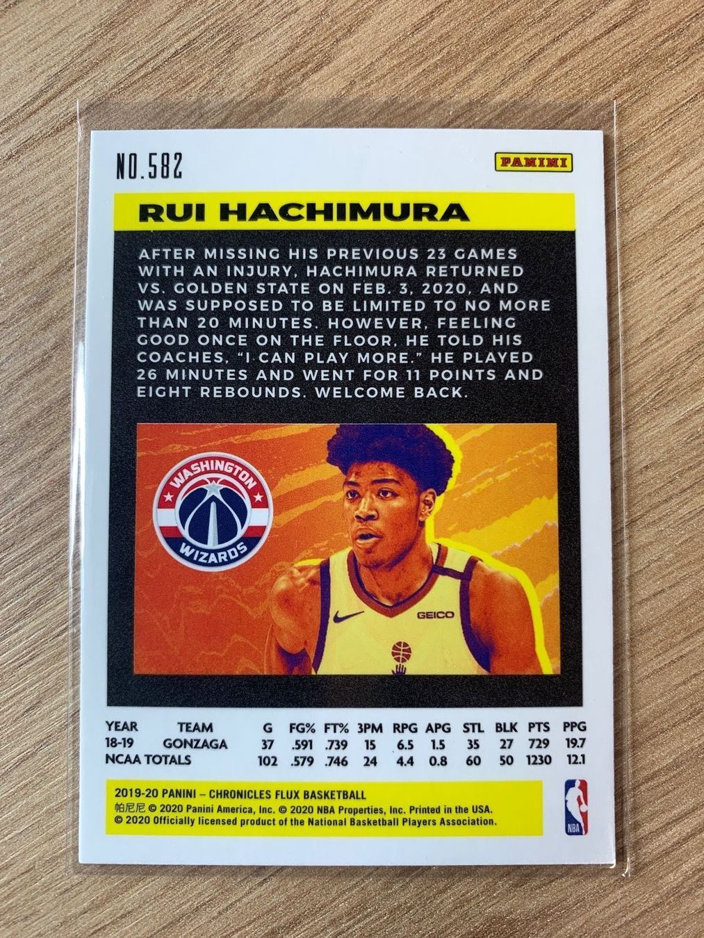 Karten: NBA Rui Hachimura RC Flux – Gebraucht aus Netstal von Clutch79Cardz 1