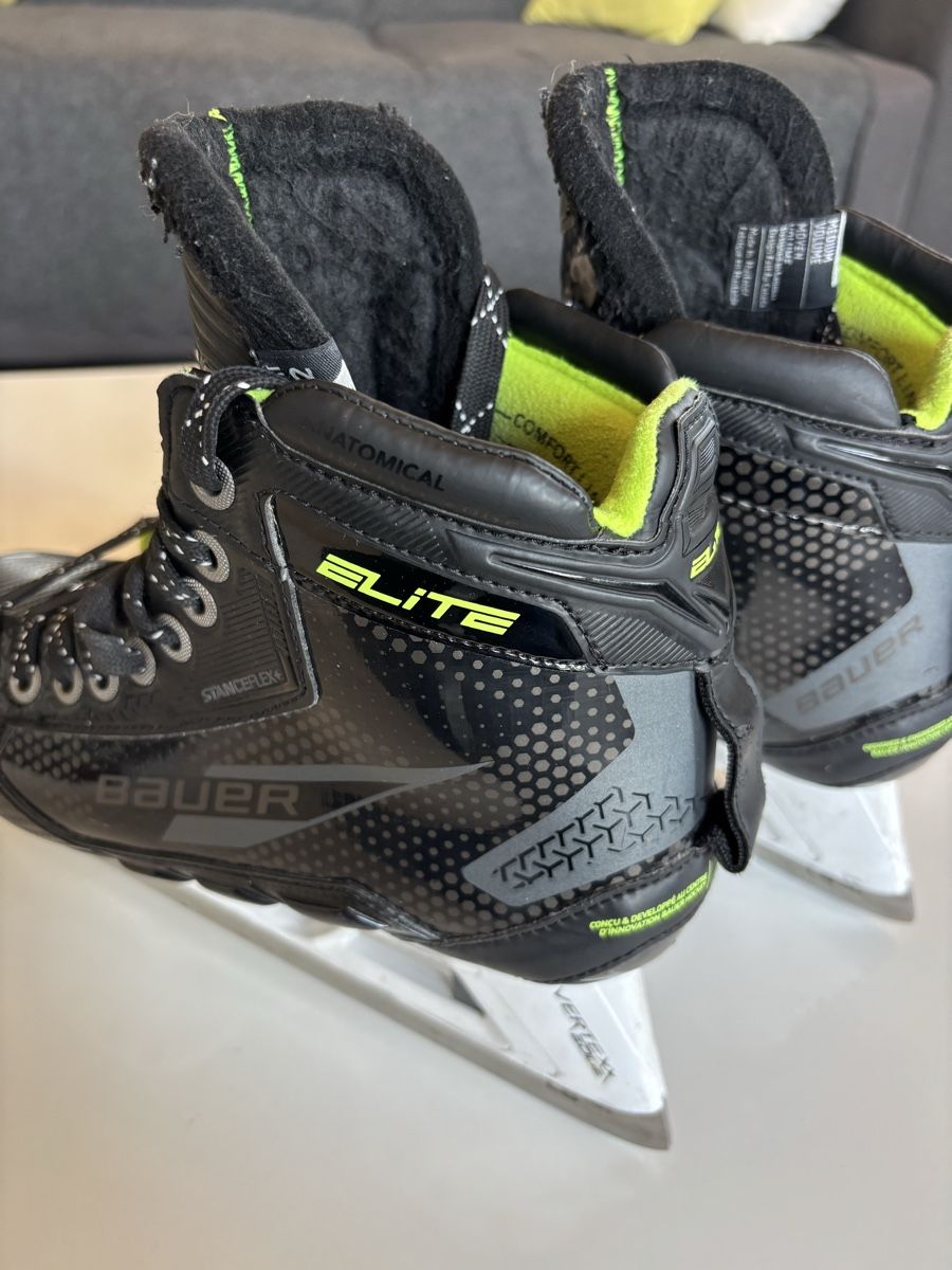 Bauer Pattini da ghiaccio: Bauer Elite Goalie Schlittschuhe 6.5 – Usato da Flaach venduto da Bac079 1