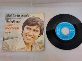 Vinile 45 giri Sei forte papà / Sei già qui - Gianni Morandi