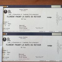 FLORENT PAGNY "LA SUITE DU RETOUR" 02.12.2026 - Arena Genève