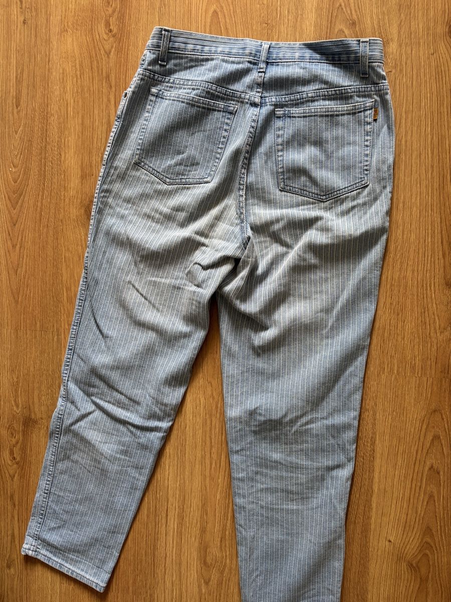 Jeans: Gestreifte Jeans, Gr. 38, – Nuovo (secondo la descrizione) da Solothurn venduto da amelie.br 1