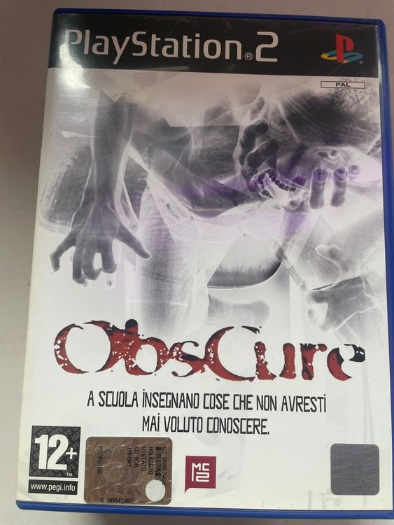 Jeu Sony Playstaton 2 - Obscure - Complet Très bon état avec Notce