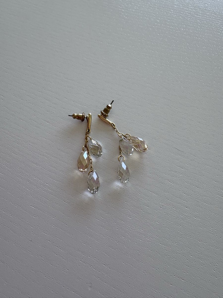 Swarovski Orecchini pendenti & Orecchini a lobo: Original Swarovski Ohrhänger mit Kristallen – Usato da Thun venduto da _Cathy 1