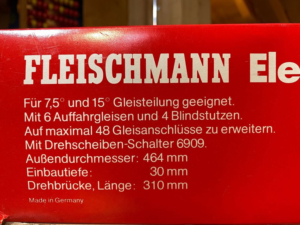 Fleischmann Modell Drehscheibe 6052 Kaufen Auf Ricardo