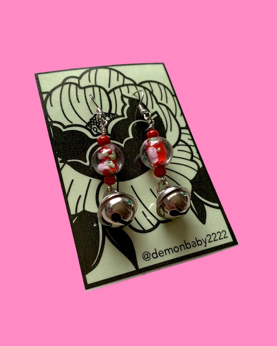 Ohrringe & -stecker: "Rosy Bells" earrings – Neu und originalverpackt aus Basel von demonbaby2222 1