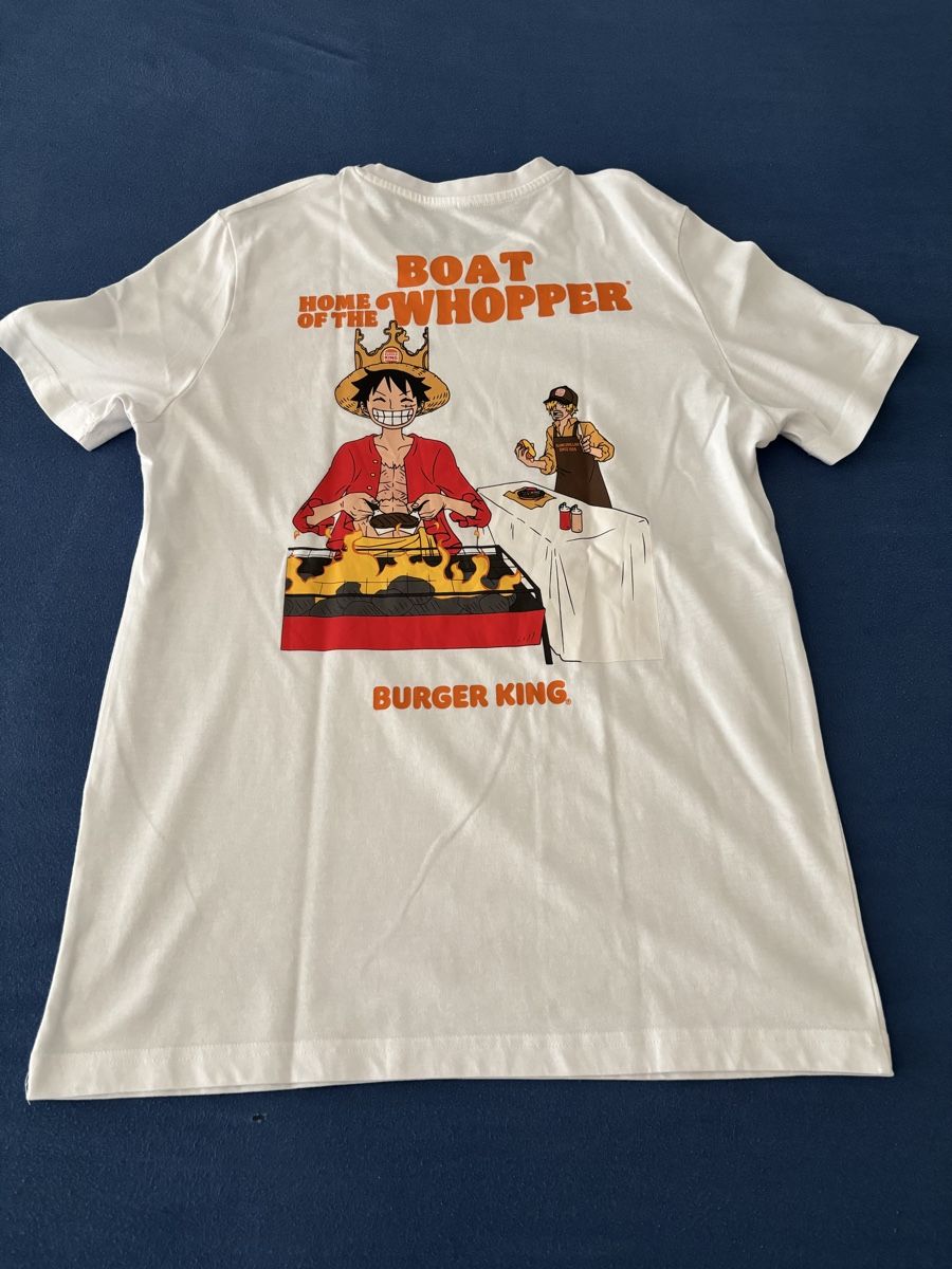 T-shirts: Burger King X One Piece – D'occasion à Zollikerberg par JvD0211 3