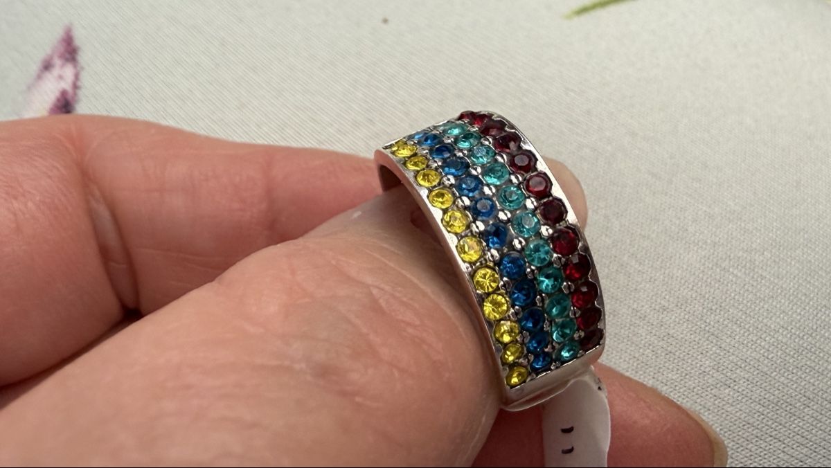 Ringe: Multicolor Ring, Silber 925,  Grösse 58 – Neu und originalverpackt aus Ebikon von Leonidas2 3