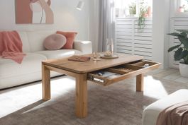 Couchtisch ZWOLLE Asteiche 110 x 70 cm mit Schublade