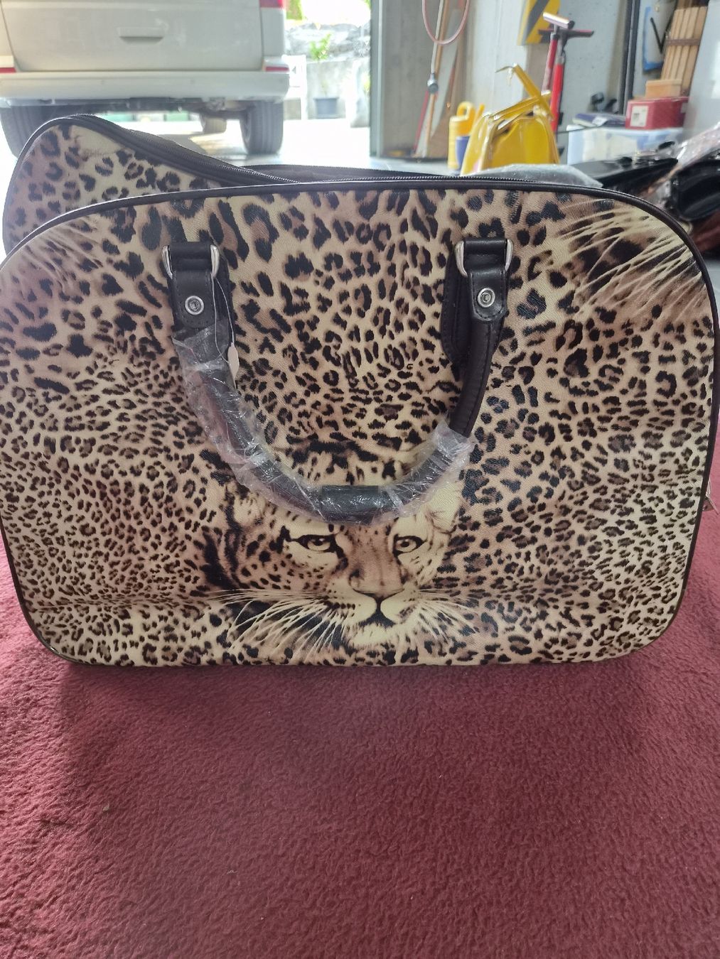 Taschen für Damen: Reisetaschen Set Leopard Druck neu 2-teilig – Neu (gemäss Beschreibung) aus Dürrenäsch von Uliu 1