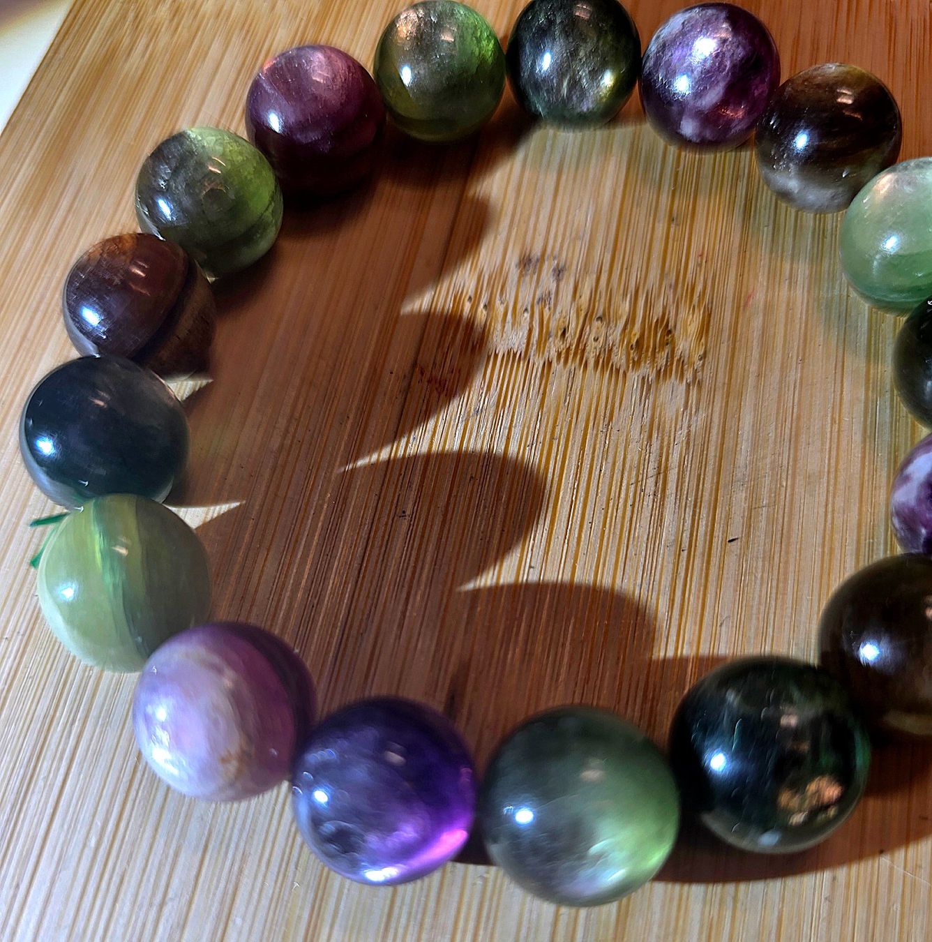 Mineralien & Heilsteine: Regenbogen Lepidolith Armband 12.7mm – Neu und originalverpackt aus Matzingen von Shay_Crystalz 3