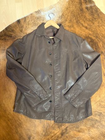 Herren Lederjacke braun Gr L/Xl Neue 😍🔝