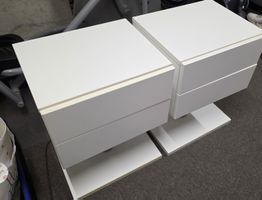 Nachttische weiss 2er Set