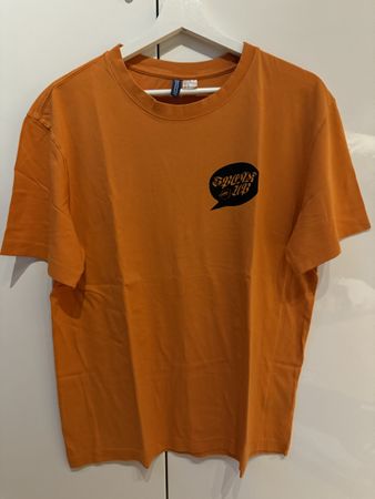 H&M T-Shirt orange mit Aufdruck