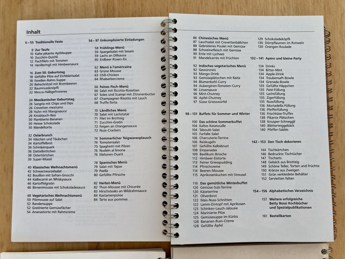 Libri: Betty Bossi 4 Kochbücher – Usato da Allschwil venduto da waldlachen 2
