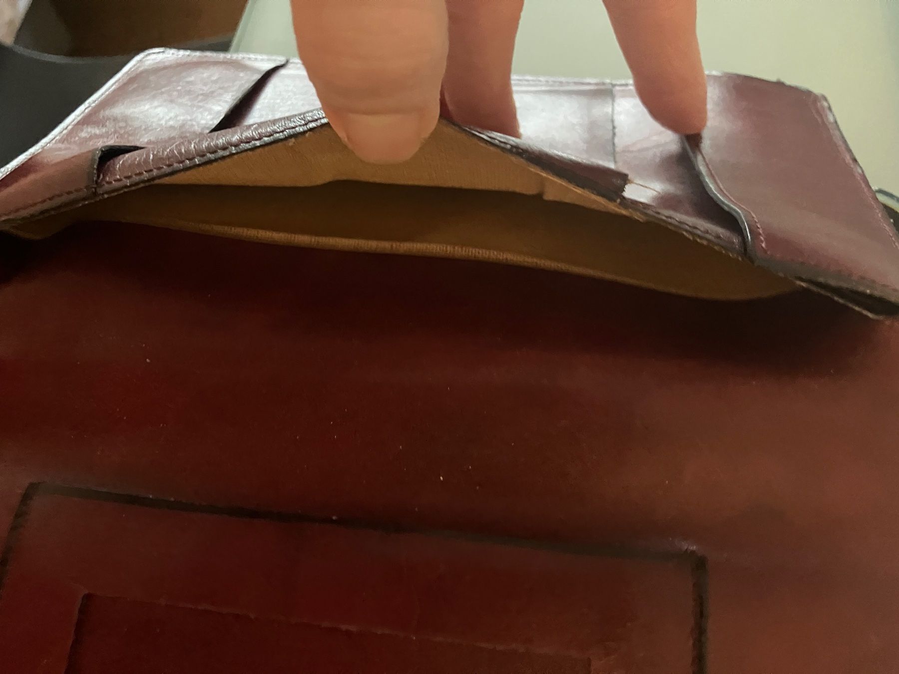 Portafogli: Brieftasche, Leder, Vintage, 80er/90er – Usato da Zürich venduto da Mameloschn 4