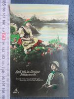 WACH SOLDAT KASERNE ZUG UND MÄDCHEN AM BERGSEE 1927 MILITÄR