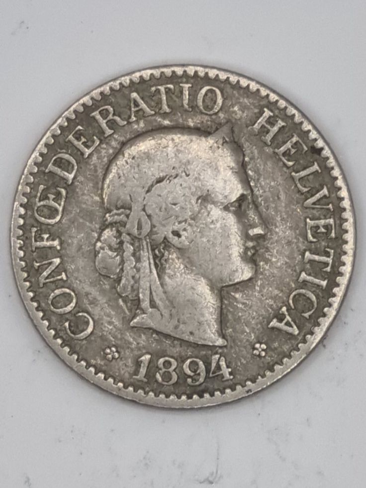 Tutti le monete: 10 rappen 1894 – Usato da Bure venduto da chap981 1