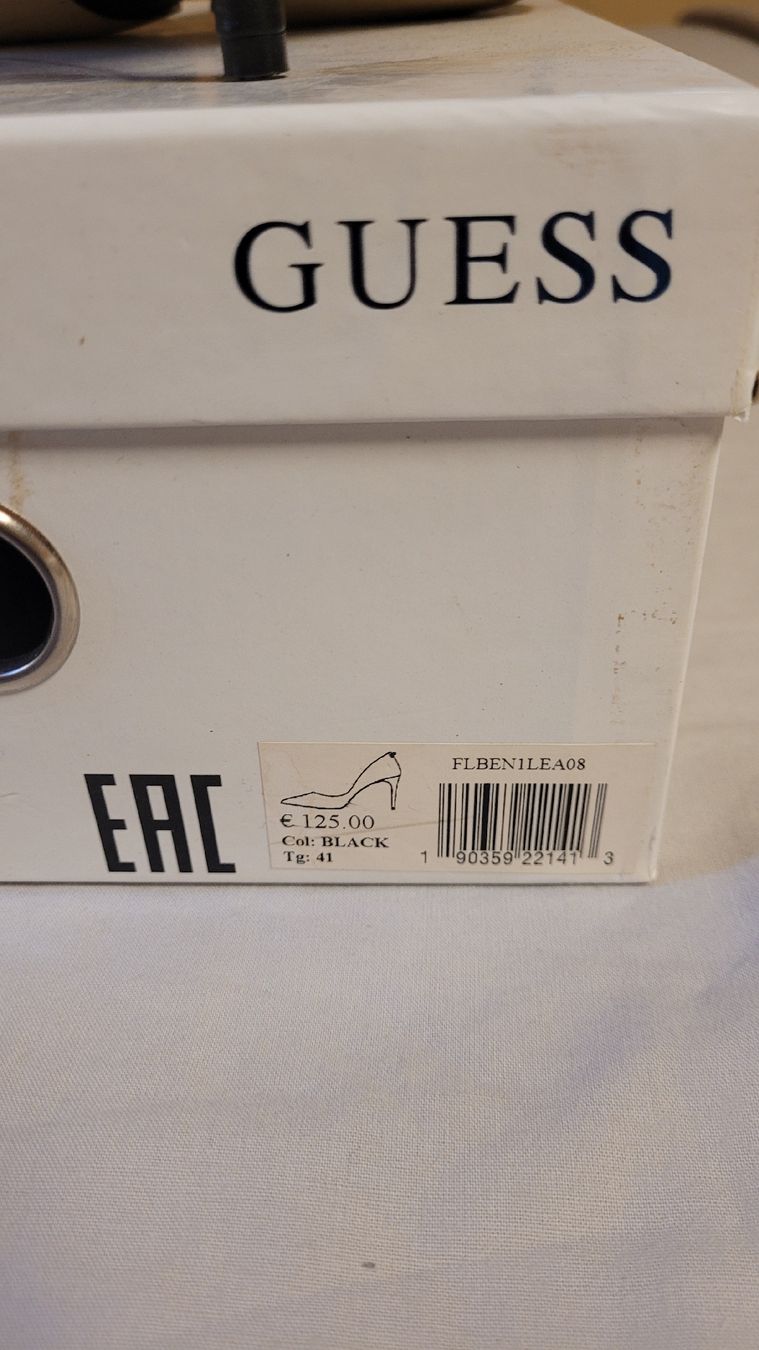 Guess Scarpe da donna: Escarpins Guess Noirs Taille 41, – Usato da collonges venduto da marlene.carlos 2