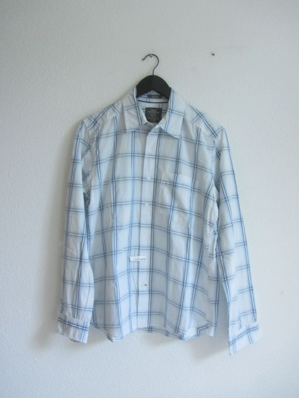 H&M Hemden: LOGG - Langarm Hemd weiss-blau kariert M – Gebraucht aus Zürich von Diazaio