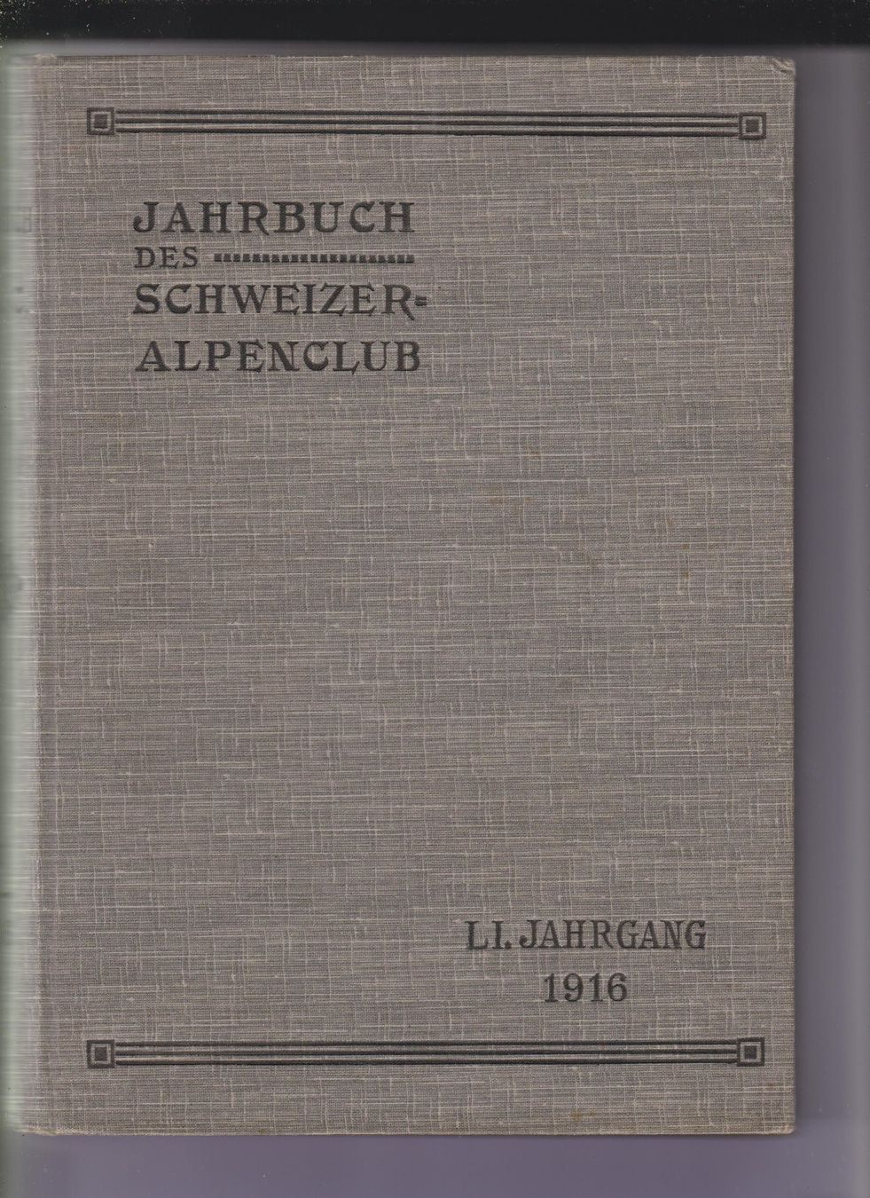 Libri: Ex Libris  und  Jahrbuch SAC von 1916 – Usato da Vitznau venduto da Mina60 1