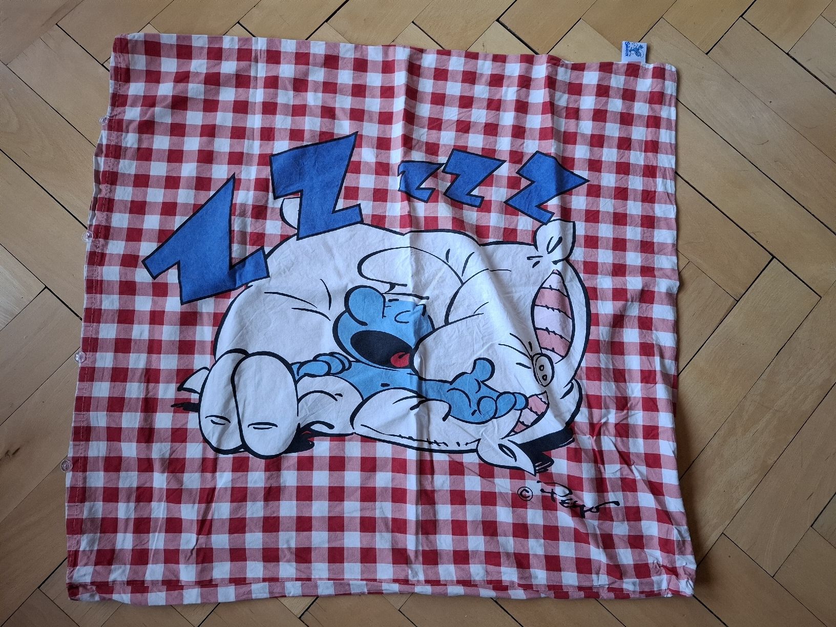 Bettwäsche: Kinder Bettwäsche Schlumpf Schlümpfe – Gebraucht aus Ennetbaden von Rosen1 1