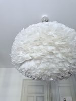 Deckenlampe Feder weiss