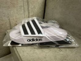 ADIDAS Adilette slides white size 38 🤍 ** NEW / NEU **