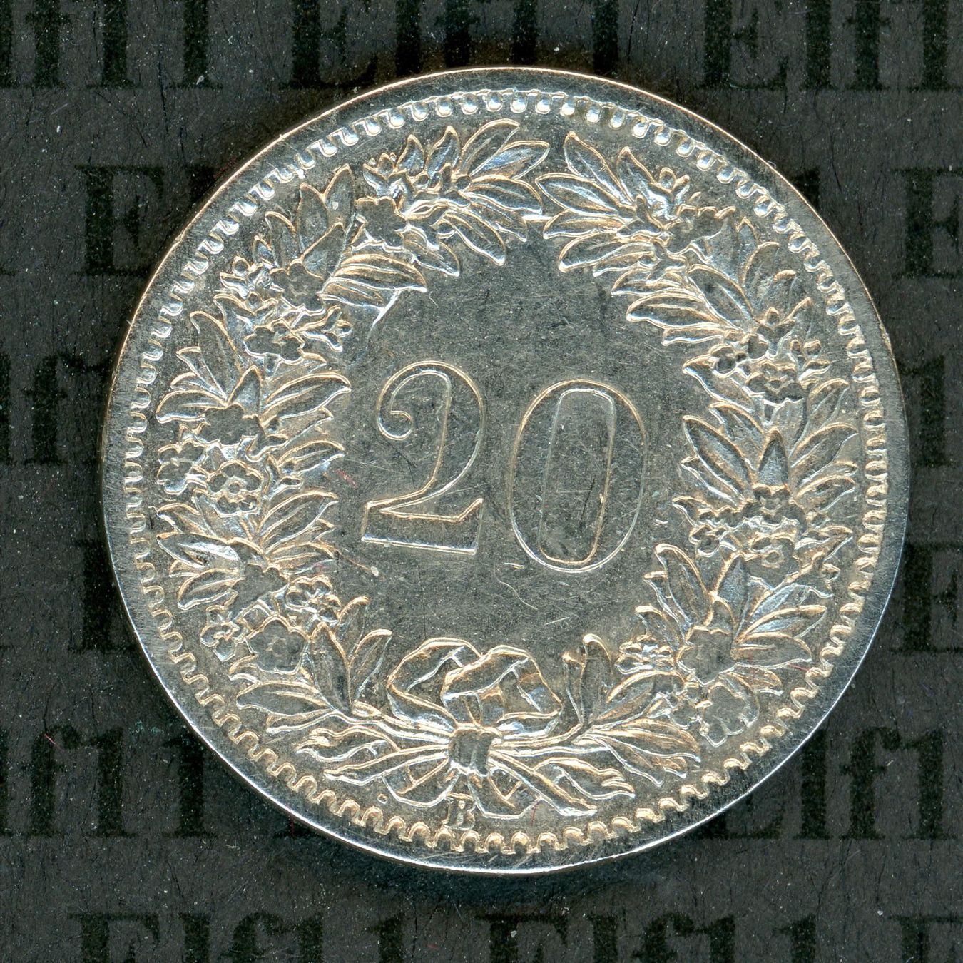Tutti le monete: CHF___0.20 1907 ss 20 Rappen – Usato da Widnau venduto da Elf11 1