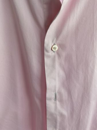 Chemise homme Lucas Delli rose pale, taille L, excellent éta