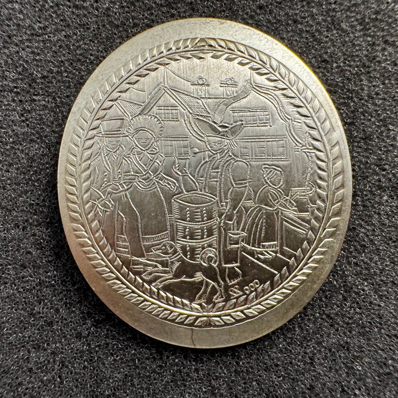 Medaglie: Silber Medaille Fässler Wakker Preis 1977 – Usato da Reitnau venduto da tb-muenzen