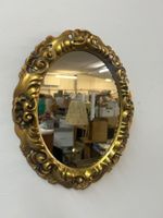 kleiner antiker Barock-Spiegel mit Holzrahmen ca. um 1880