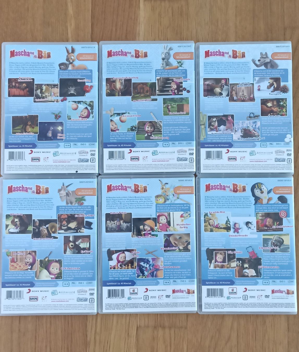 Tutti i DVDs: Mascha der Bär (6DVD) – Usato da Kriens venduto da San74 1