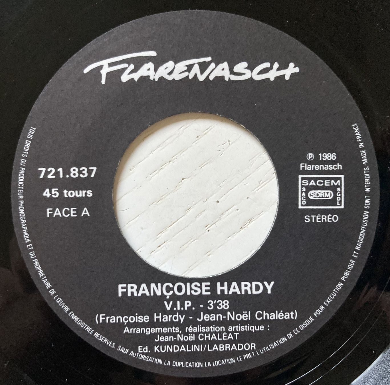 Dischi in vinile: FRANCOISE HARDY - V.I.P. – Usato da Bottens venduto da hotter-than-hell 2