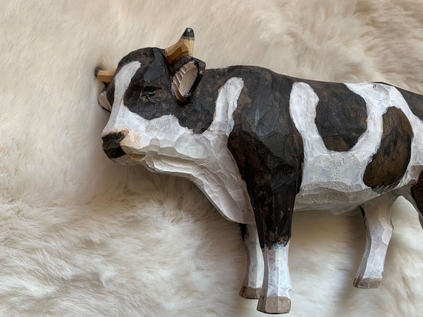 Statuette: Ochse, Stier, Holz, Brienz, Krippenfigur – Usato da Kloten venduto da petrol5555 1
