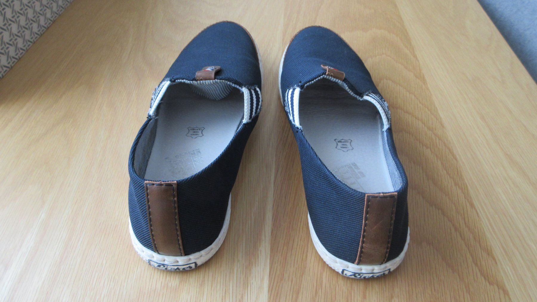 Rieker Scarpe da donna: Rieker flache Freizeitschuhe, Grösse 39, blau – Usato da Chur venduto da silbermond917 2