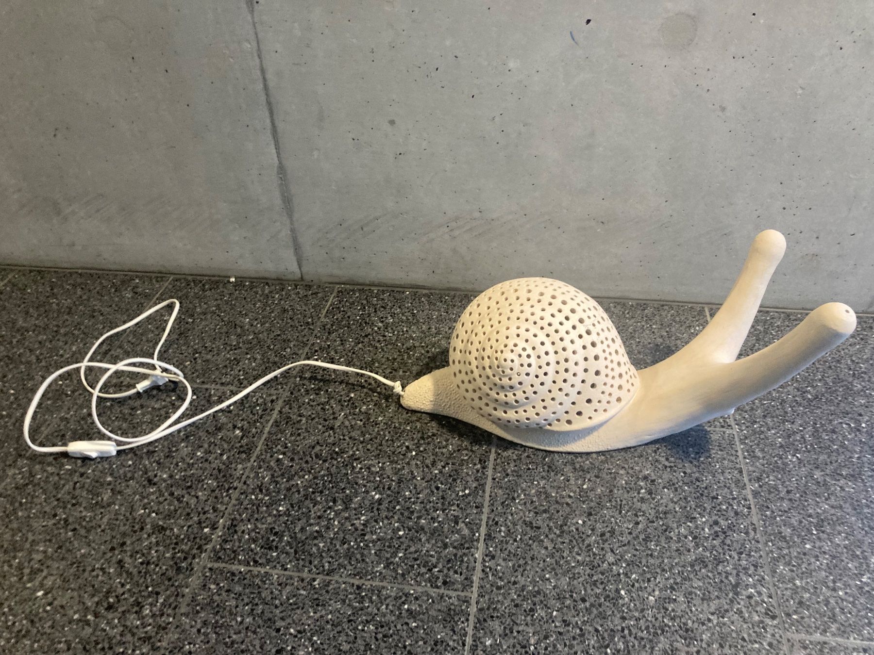 Lampade: grosse Keramik Schnecke Lampe, wunderschön, – Usato da Zürich venduto da Idbiw 5