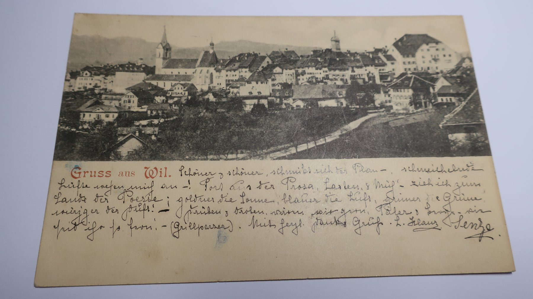 Cartoline postali: Gruss aus Wil. 1900 – Usato da Cormoret venduto da Pascalll2001 1