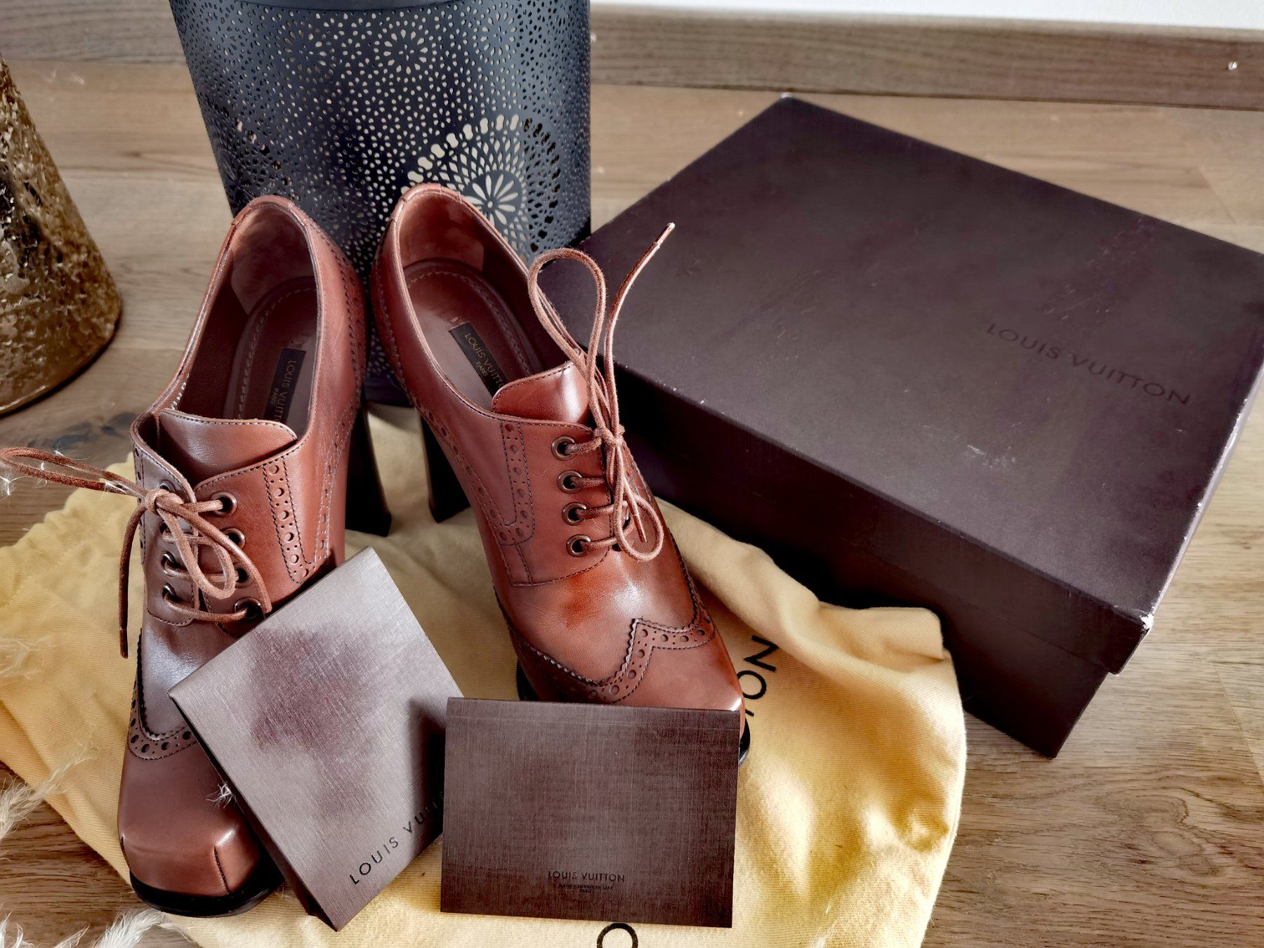 Louis Vuitton Scarpe da donna: Louis Vuitton Pumps: On Time Lace-up Pump Fall-Winter 2012 – Usato da Hirzel venduto da Margarita_HandMade 8