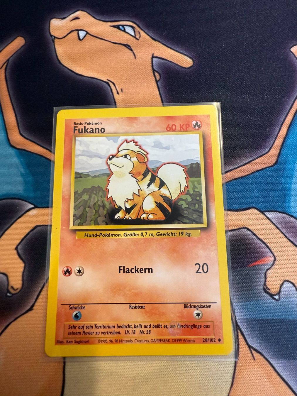Pokémon Sammelbilder & Trading cards: Fukano (BS 28) - Base Set – Gebraucht aus Bülach von Pfrenzel