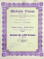Michiels Frères SA, Uccle - 1945
